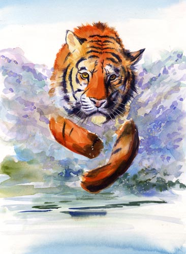 tiger watercolour2